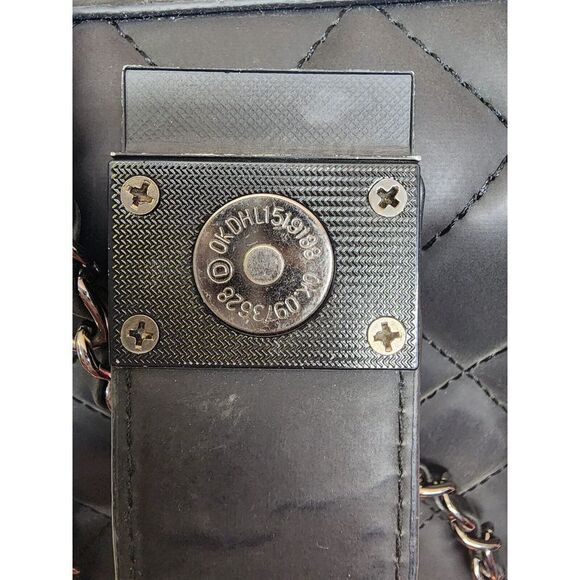 Quilted Medium Leather Shoulder Purse And Crossbody Handbag with‎ Chain Strap - Picture 8 of 13